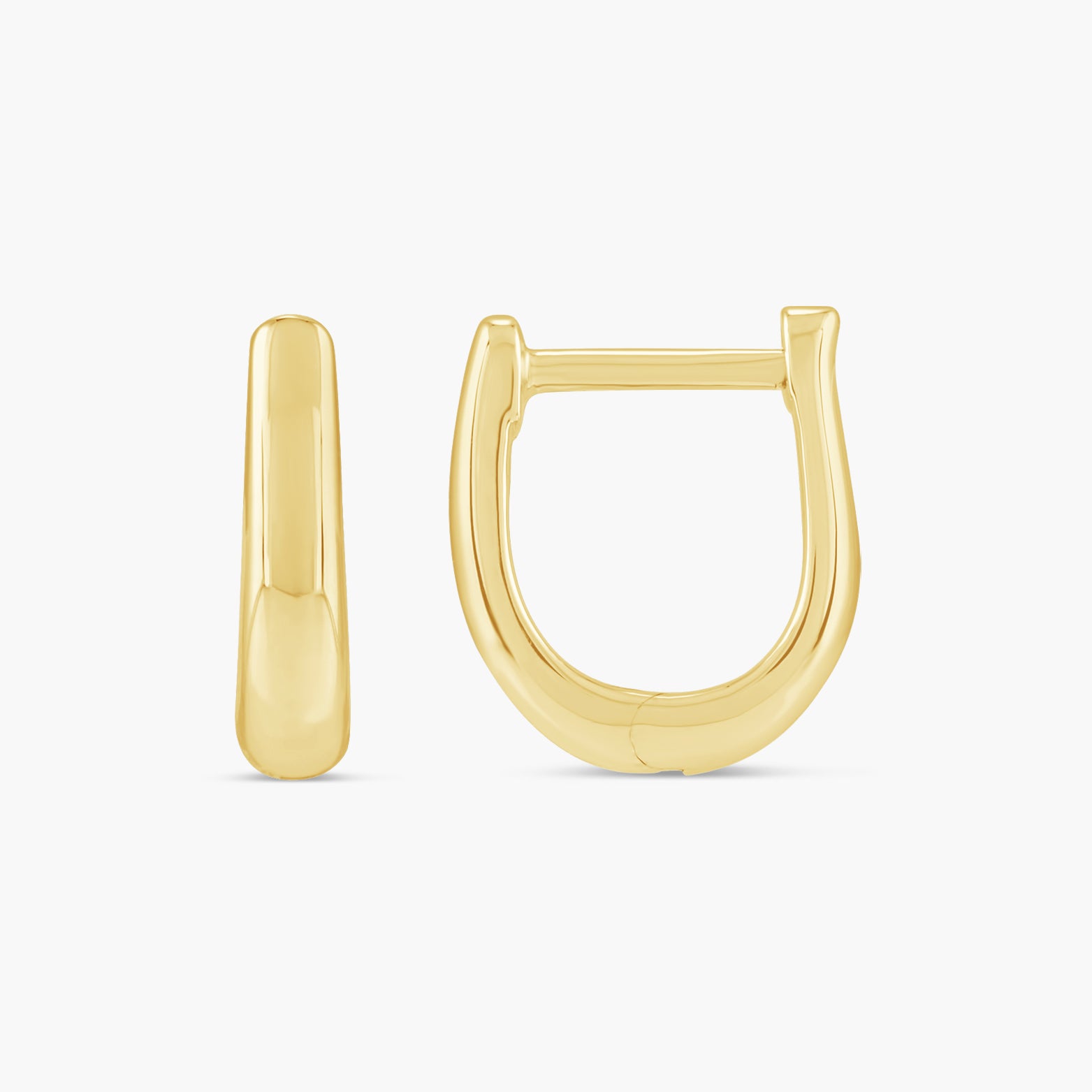 Hinged 10 mm Hoop Earrings