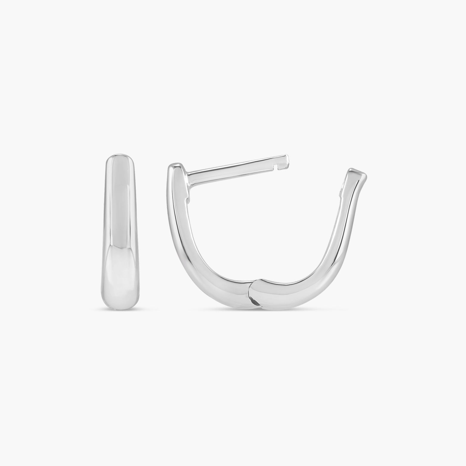 Hinged 10 mm Hoop Earrings