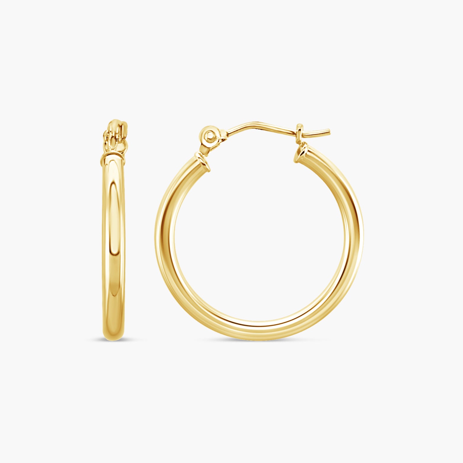 20 mm Tube Hoop Earrings