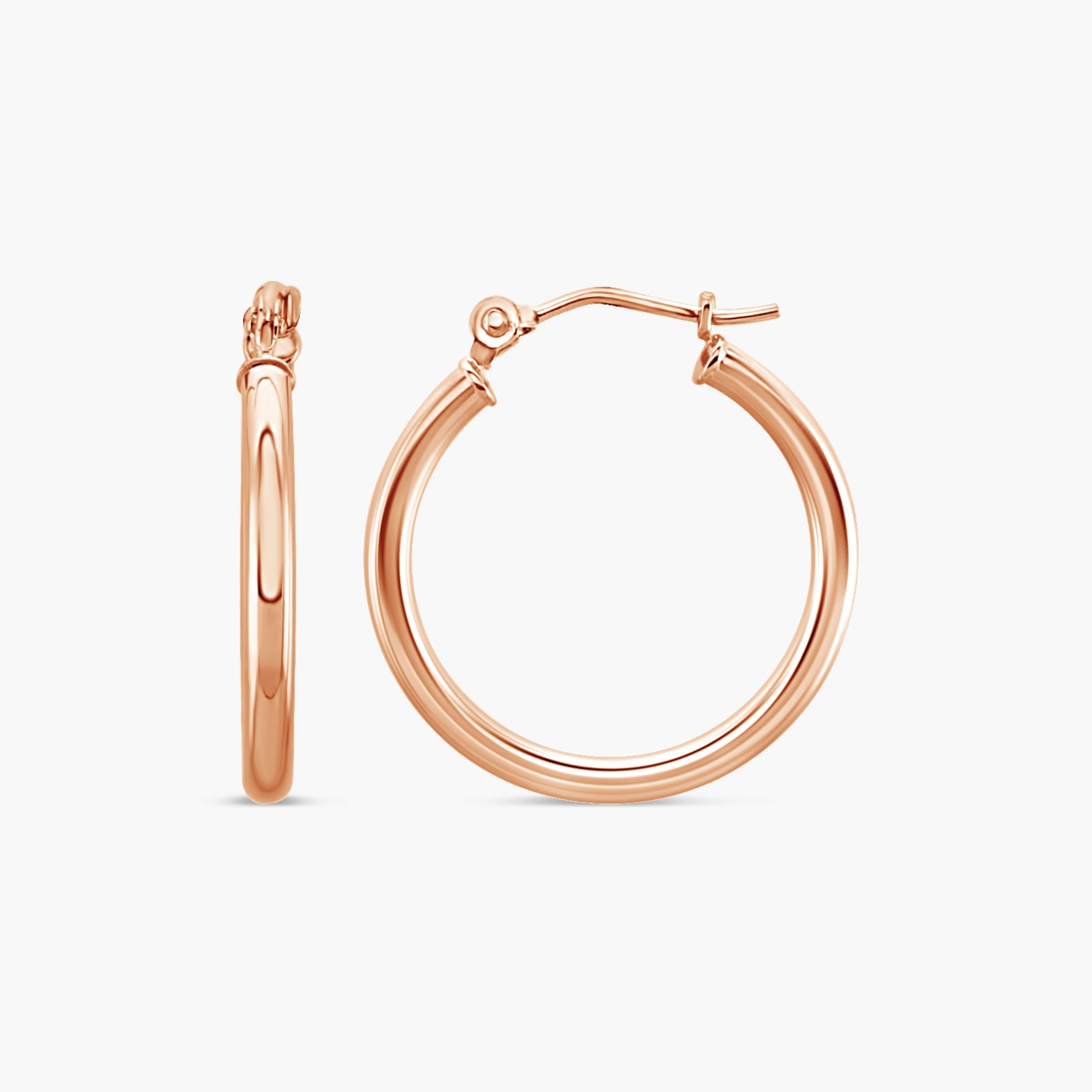 20 mm Tube Hoop Earrings