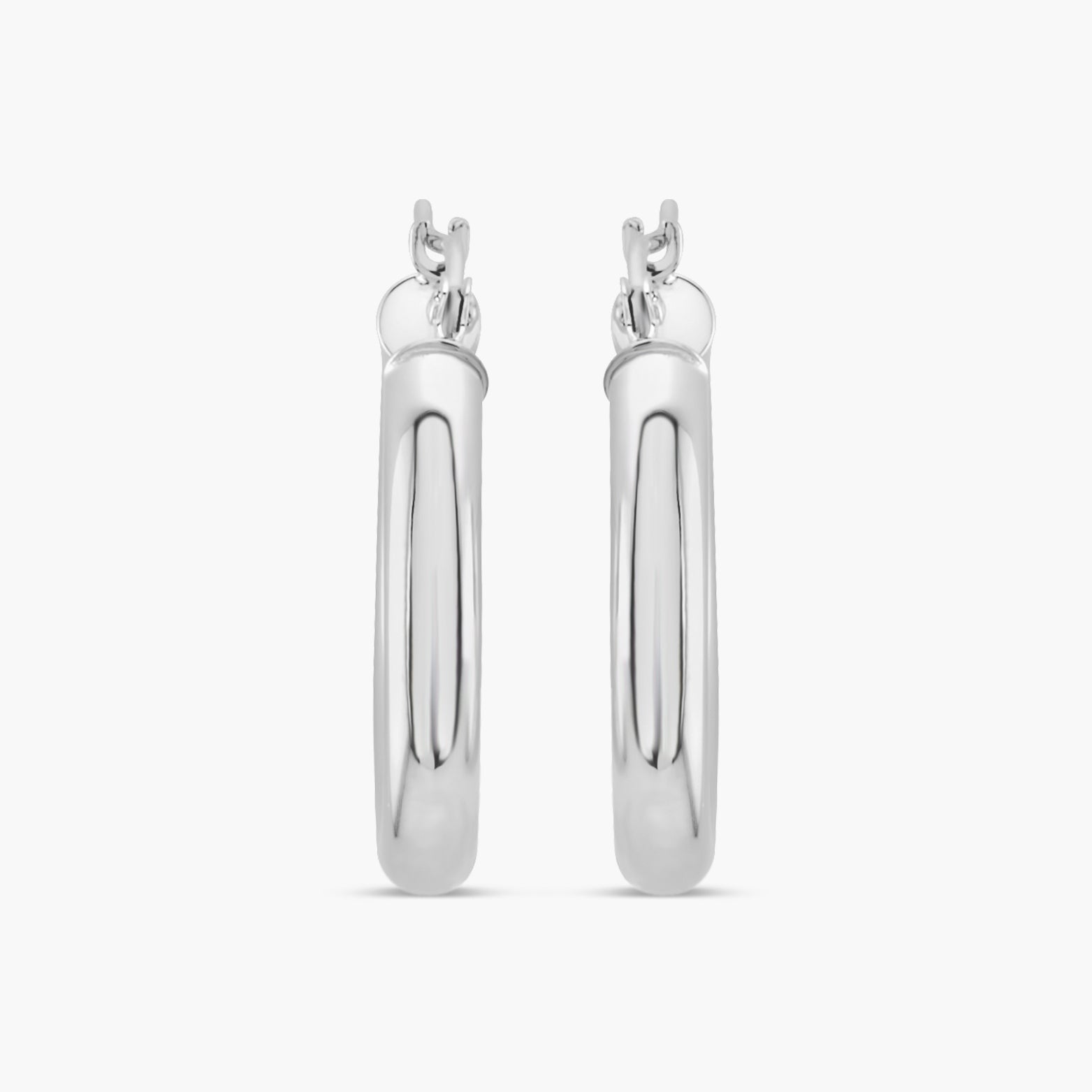 20 mm Tube Hoop Earrings