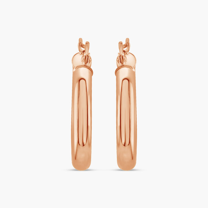 20 mm Tube Hoop Earrings