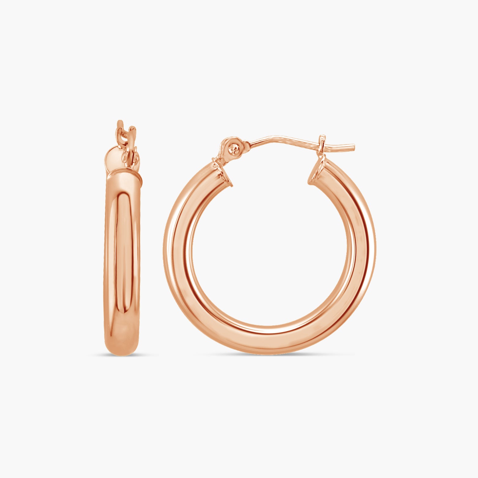 20 mm Tube Hoop Earrings