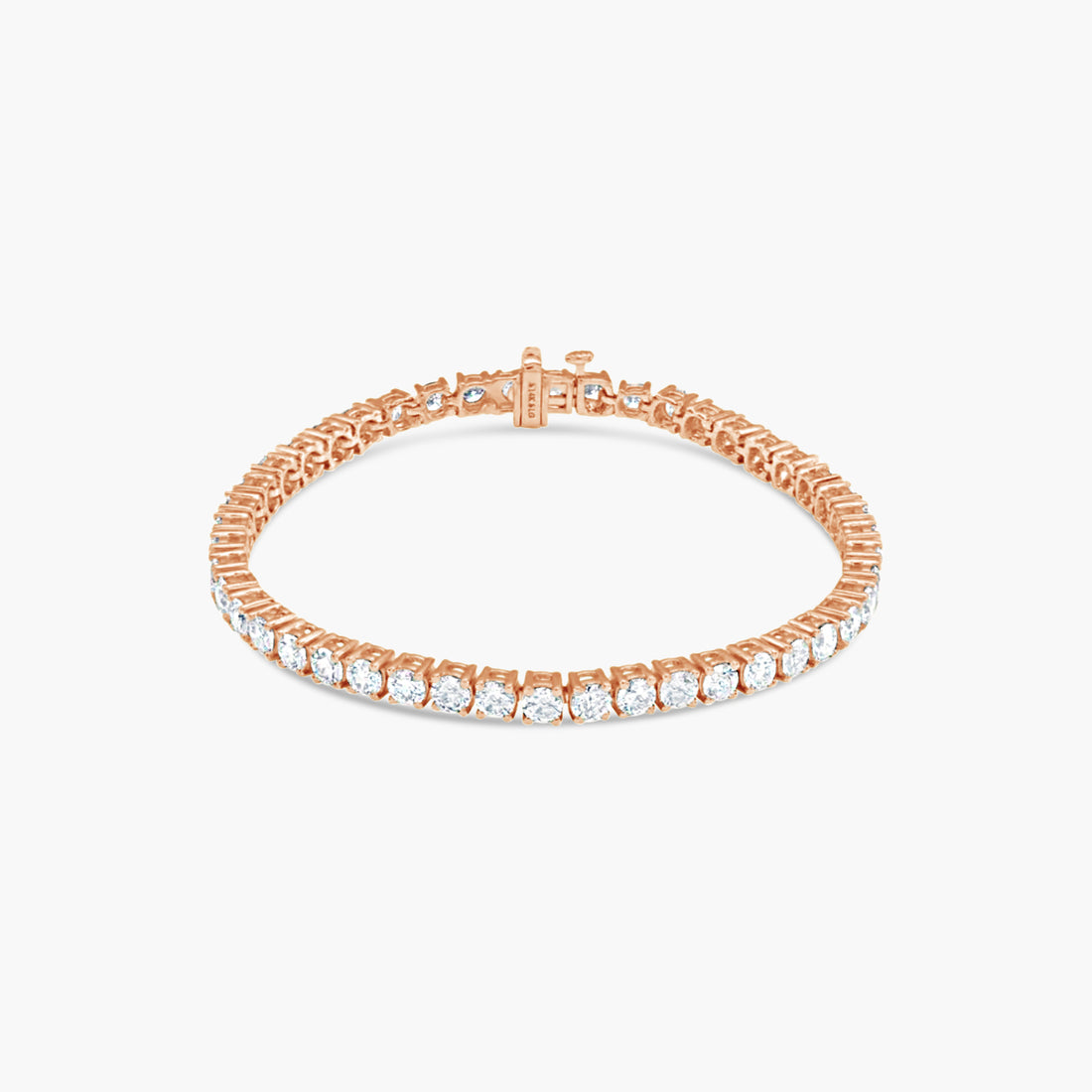 10 CTW Classic Lab-Grown Diamond Tennis Bracelet – 14K White Gold