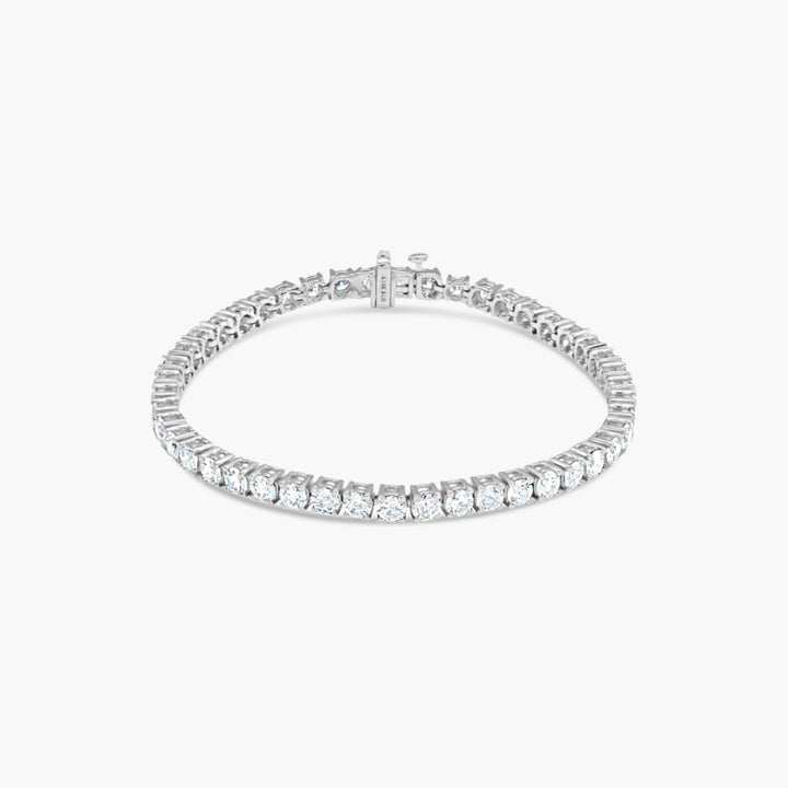 8 CTW Classic Lab-Grown Diamond Tennis Bracelet – 14K White Gold