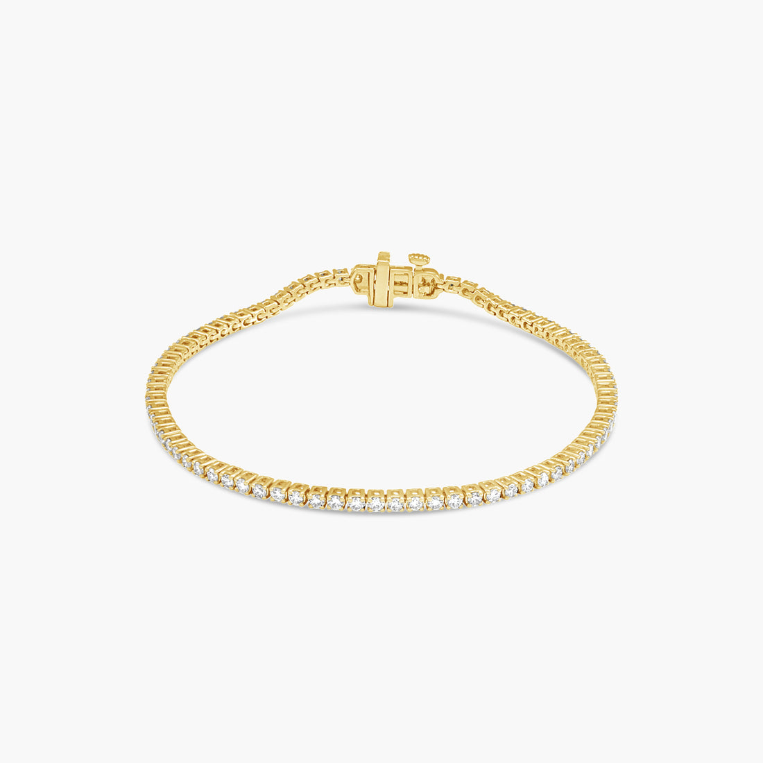 10 CTW Classic Lab-Grown Diamond Tennis Bracelet – 14K White Gold