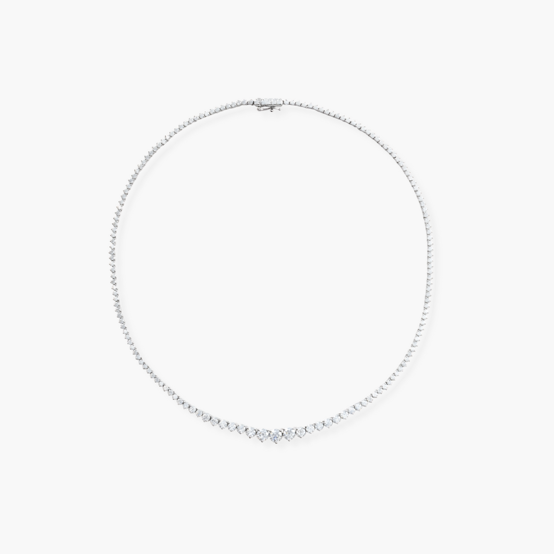 9.50 CTW Lab Grown Diamond Tennis Necklace in 14K Gold