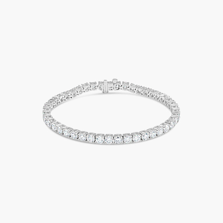9 CTW Classic Lab-Grown Diamond Tennis Bracelet – 14K White Gold