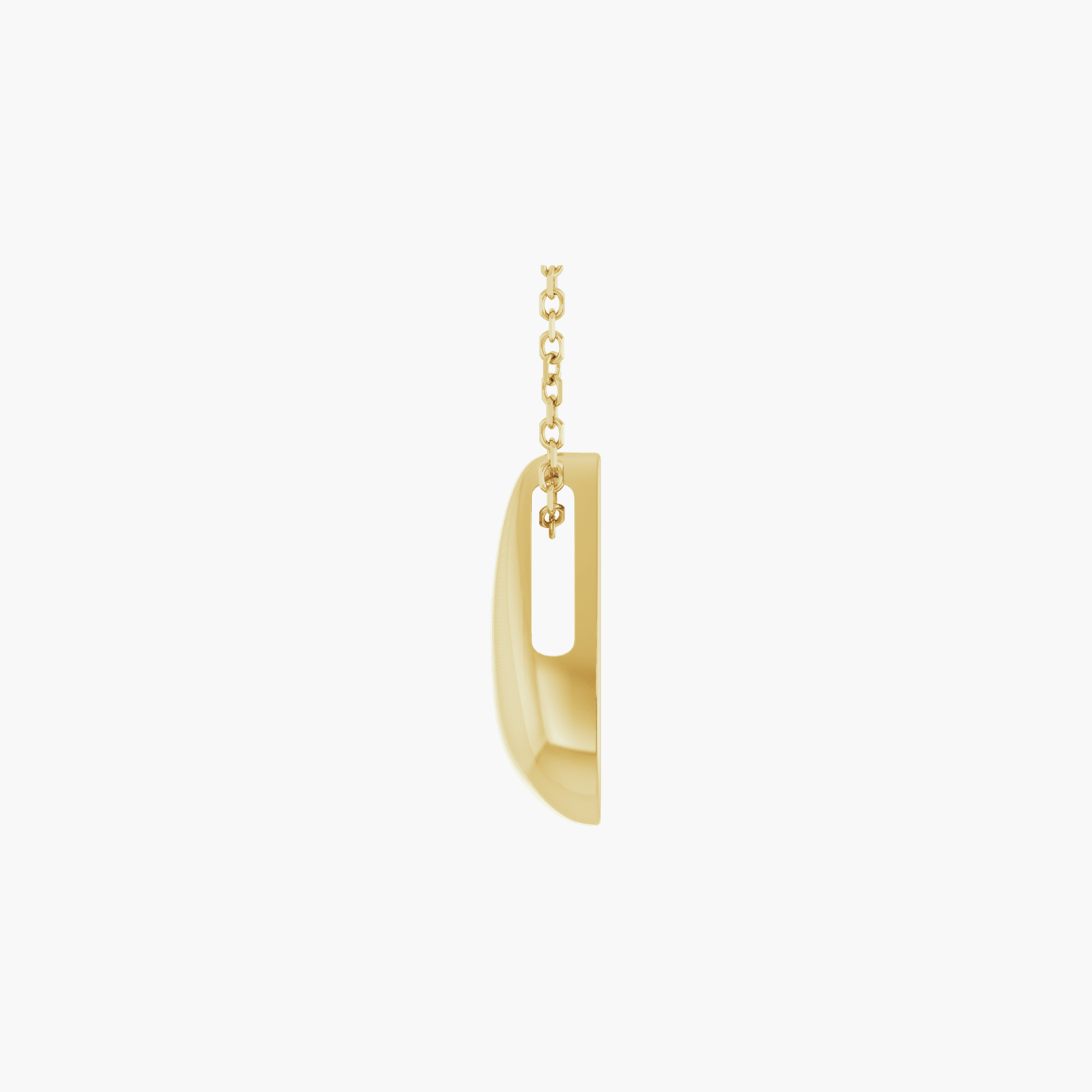Teardrop Pendant Necklace in 14K Gold