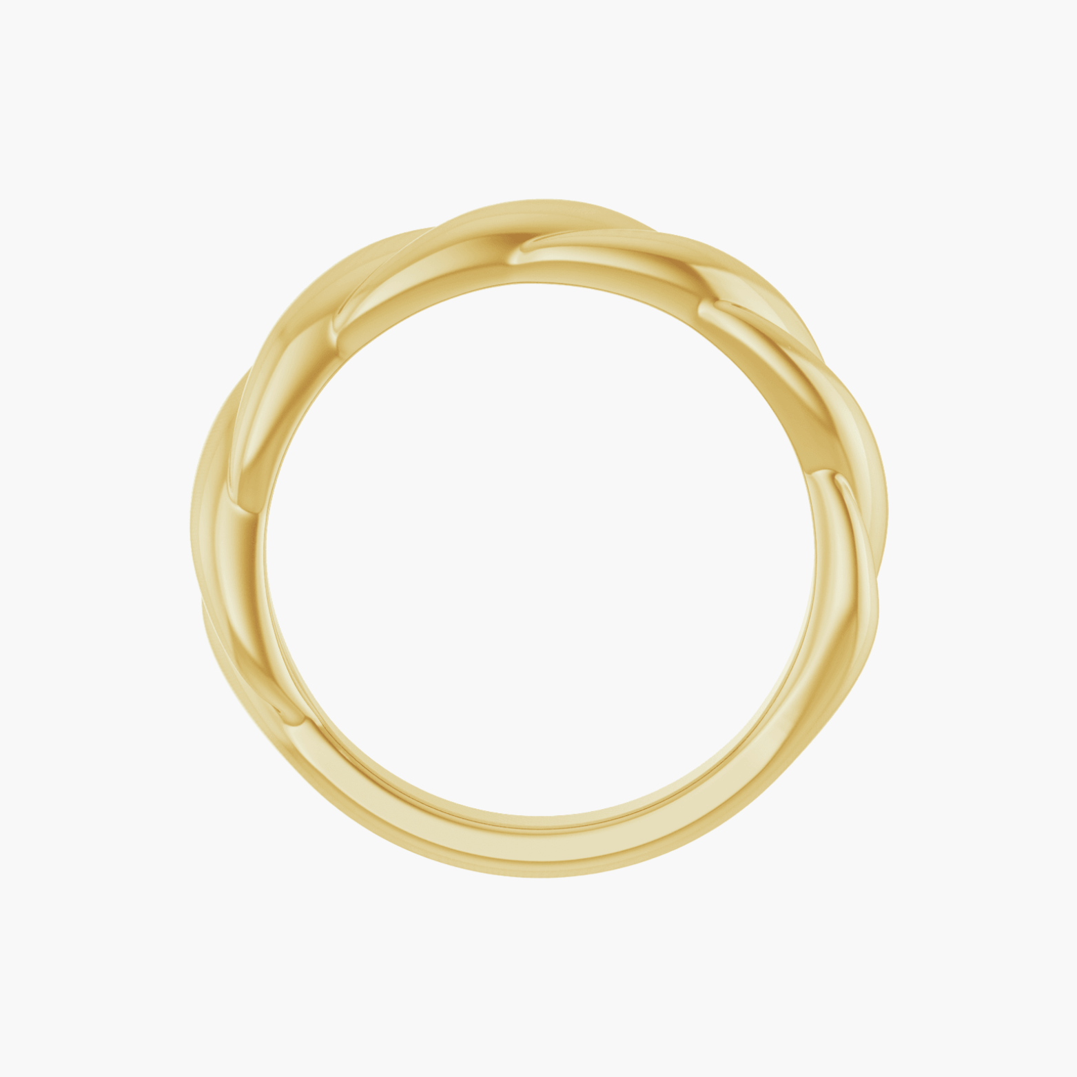 14K Gold Twisted Rope Ring