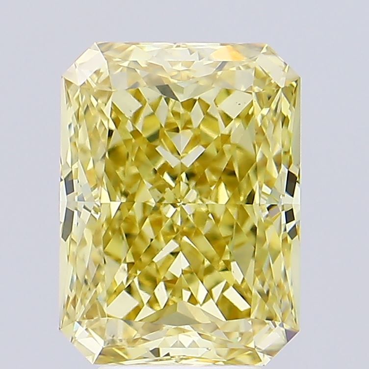 5.04 Carat Radiant Cut Fancy Yellow