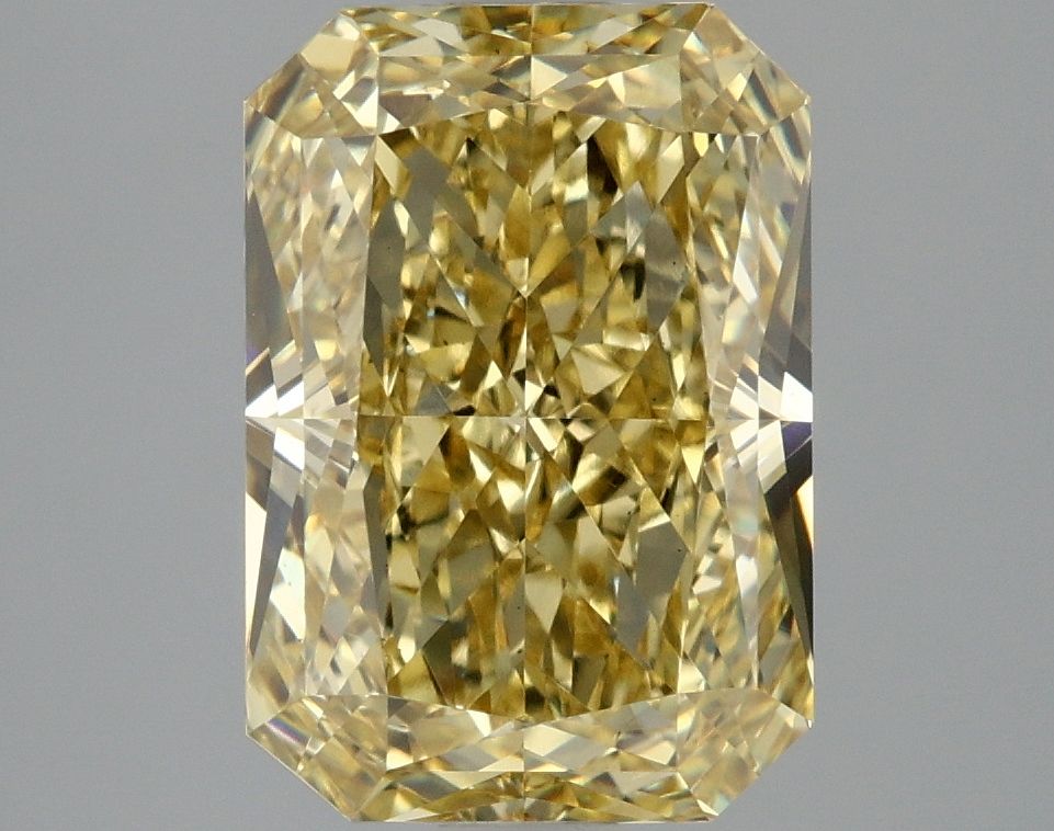 4.08 Carat Radiant Cut Fancy Yellow
