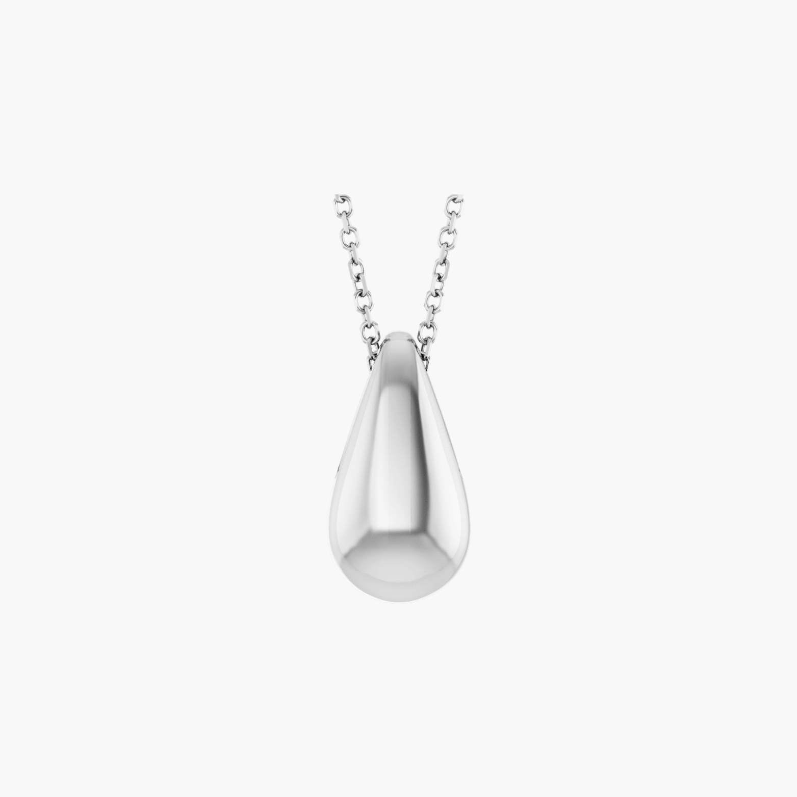 Teardrop Pendant Necklace in 14K Gold