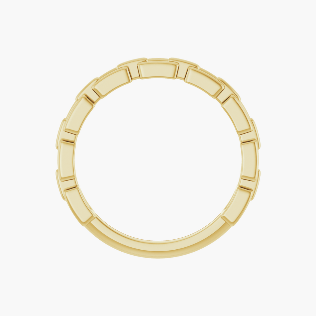 14K Gold Chain Link Ring