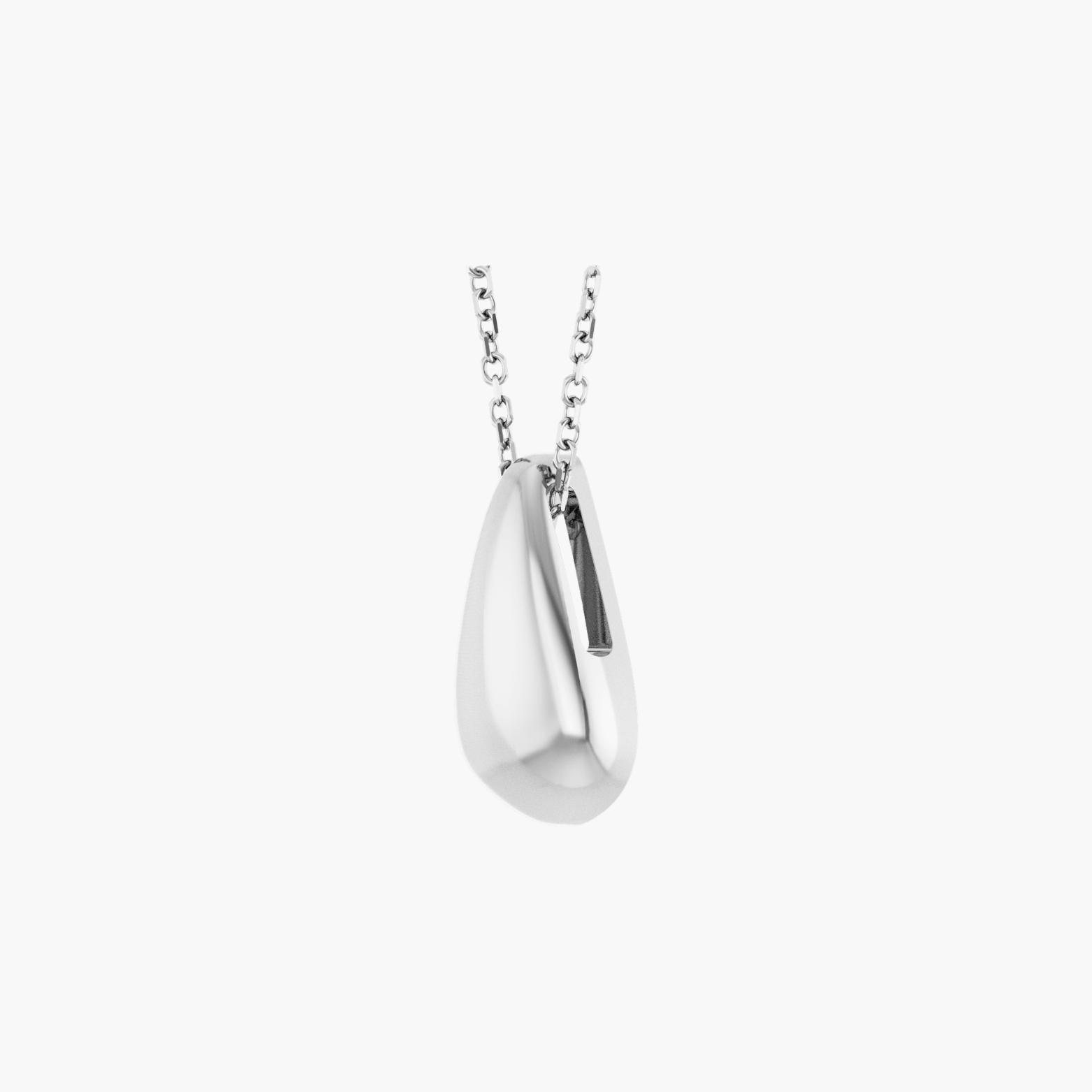 Teardrop Pendant Necklace in 14K Gold