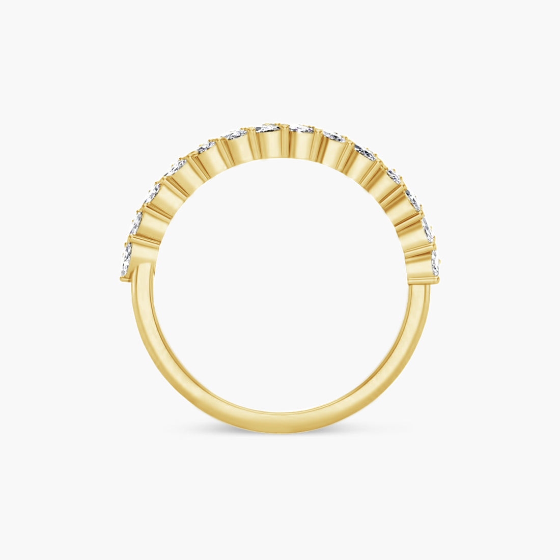 Lab-Grown Diamond Double Row Anniversary Band