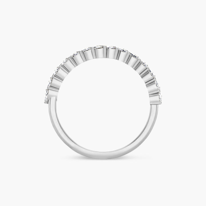 Lab-Grown Diamond Double Row Anniversary Band