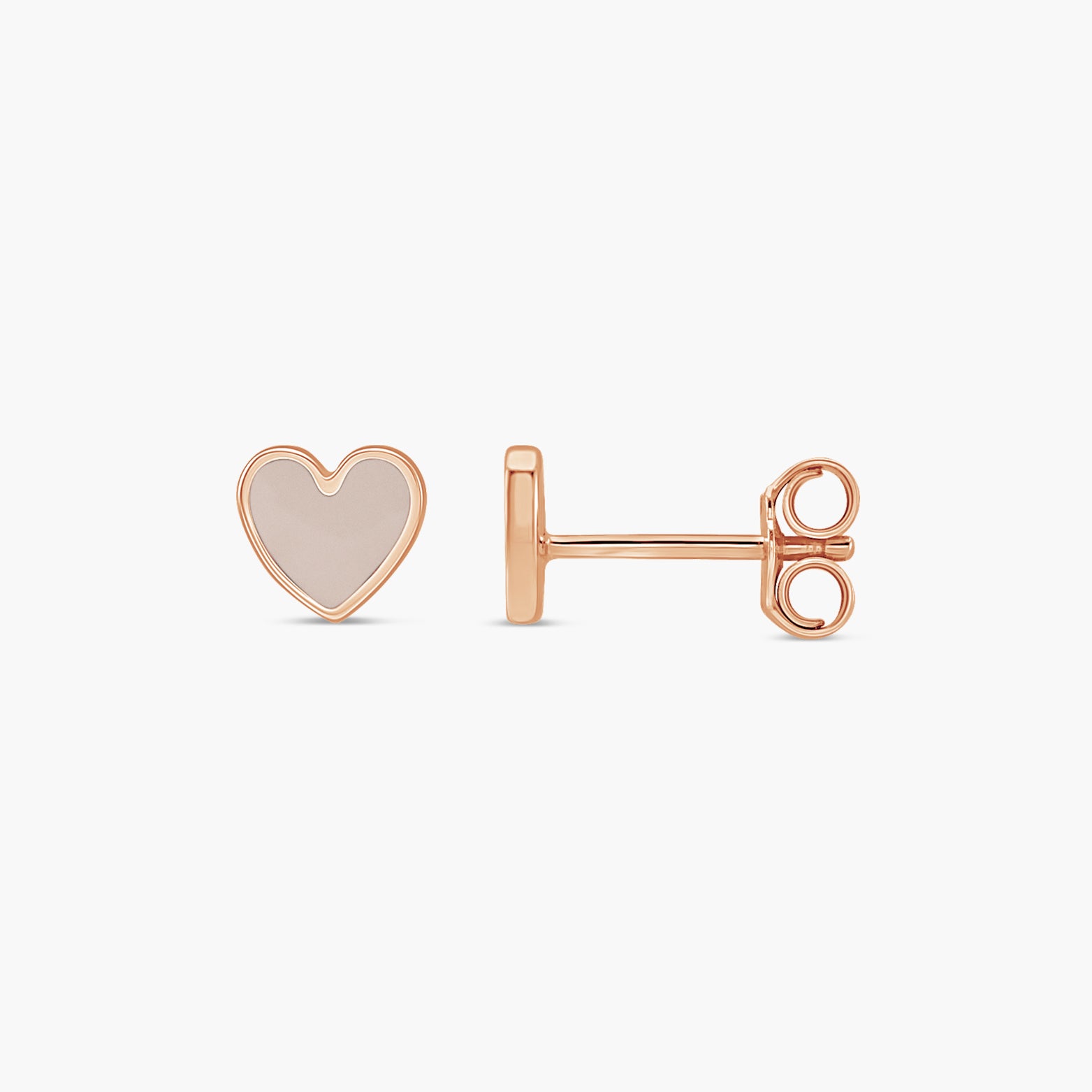Heart Earrings in 14K Gold