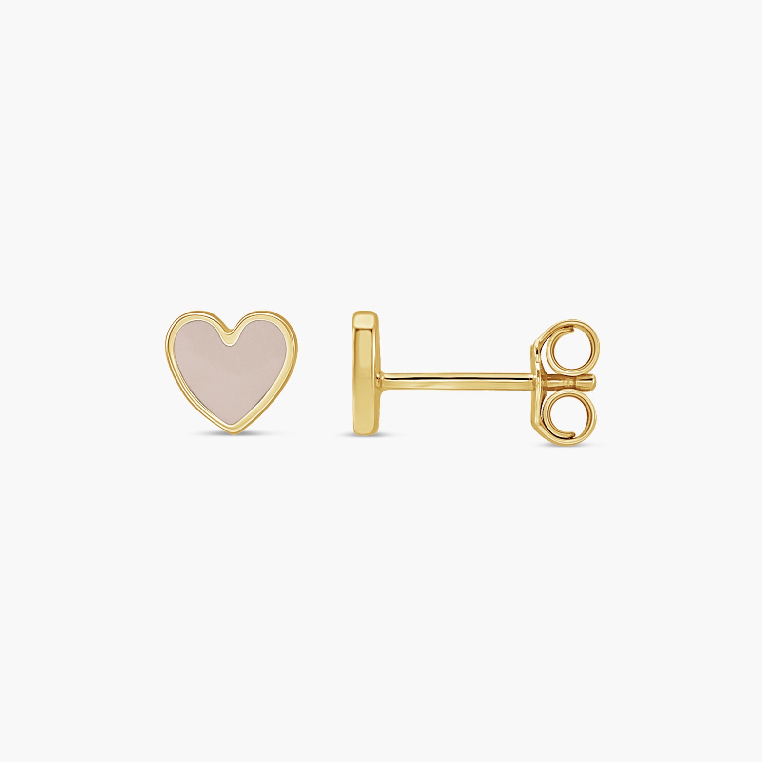 Heart Earrings in 14K Gold