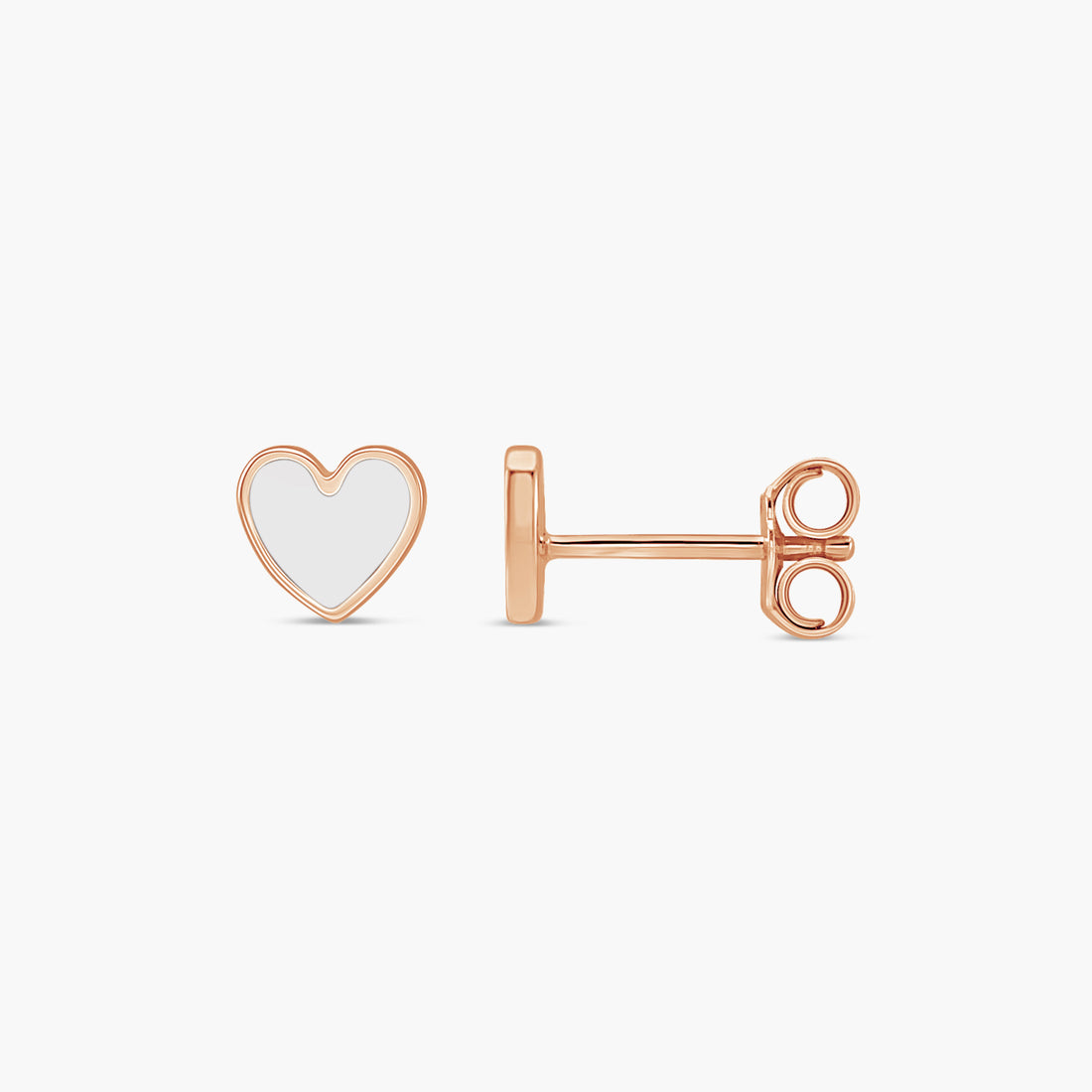 Heart Earrings in 14K Gold