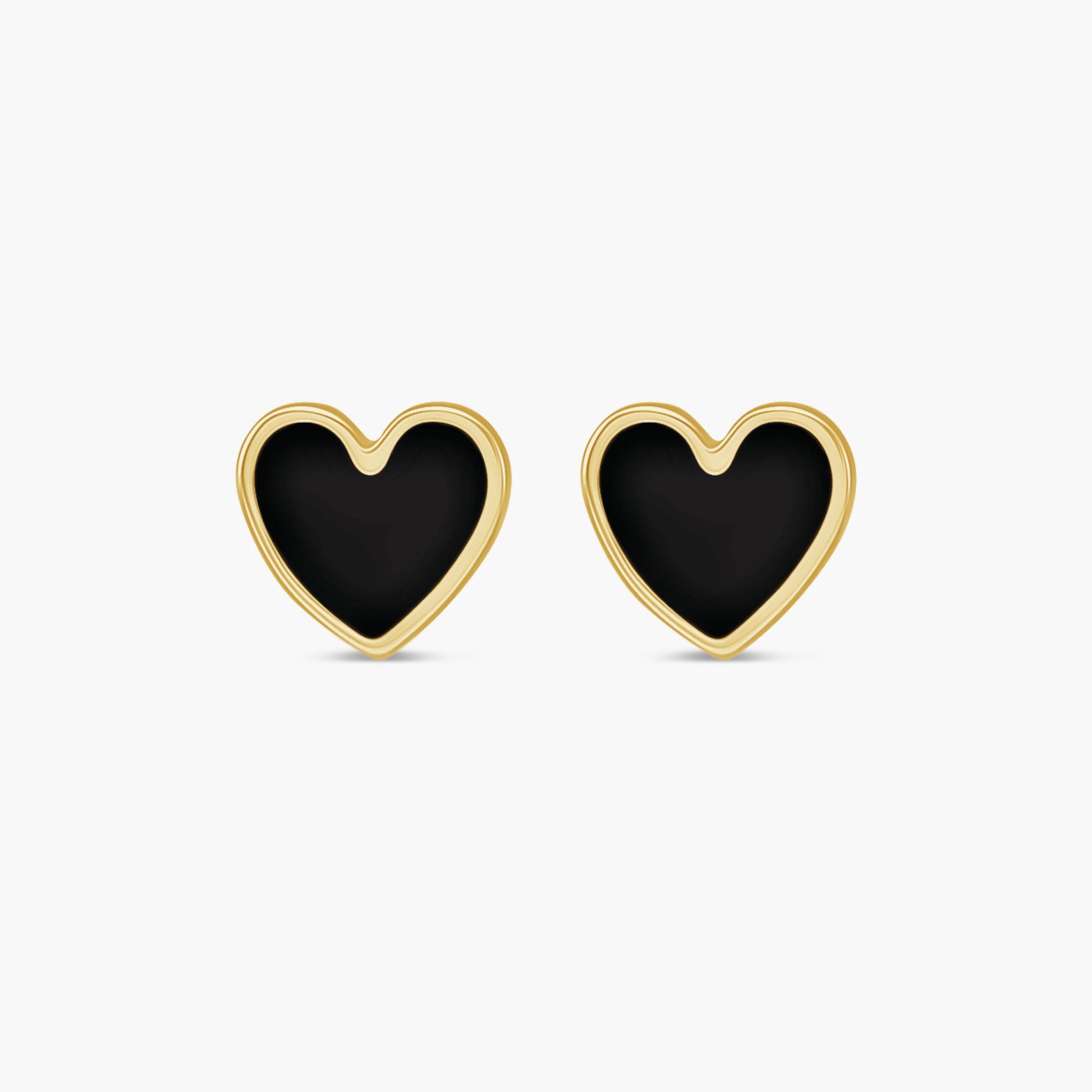 Heart Earrings in 14K Gold