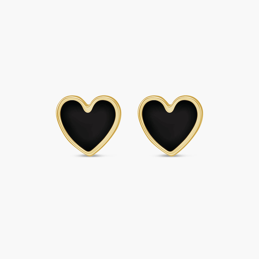 Heart Earrings in 14K Gold