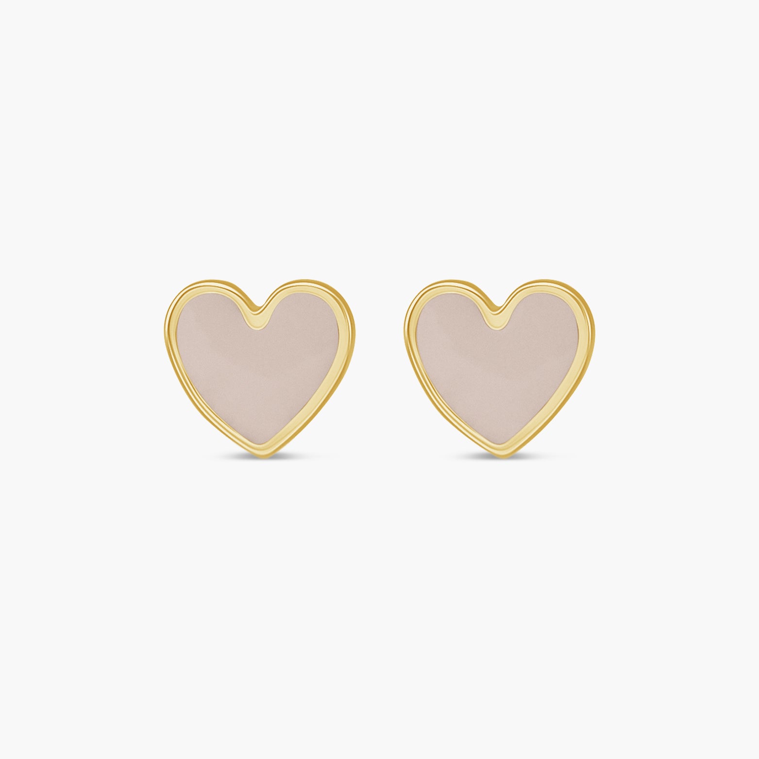 Heart Earrings in 14K Gold