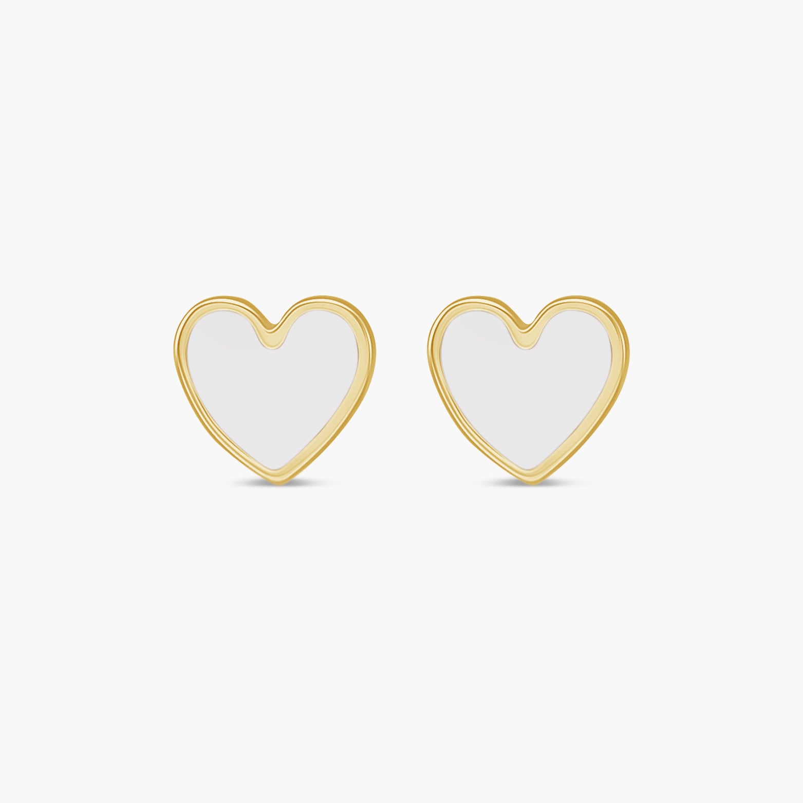 Heart Earrings in 14K Gold