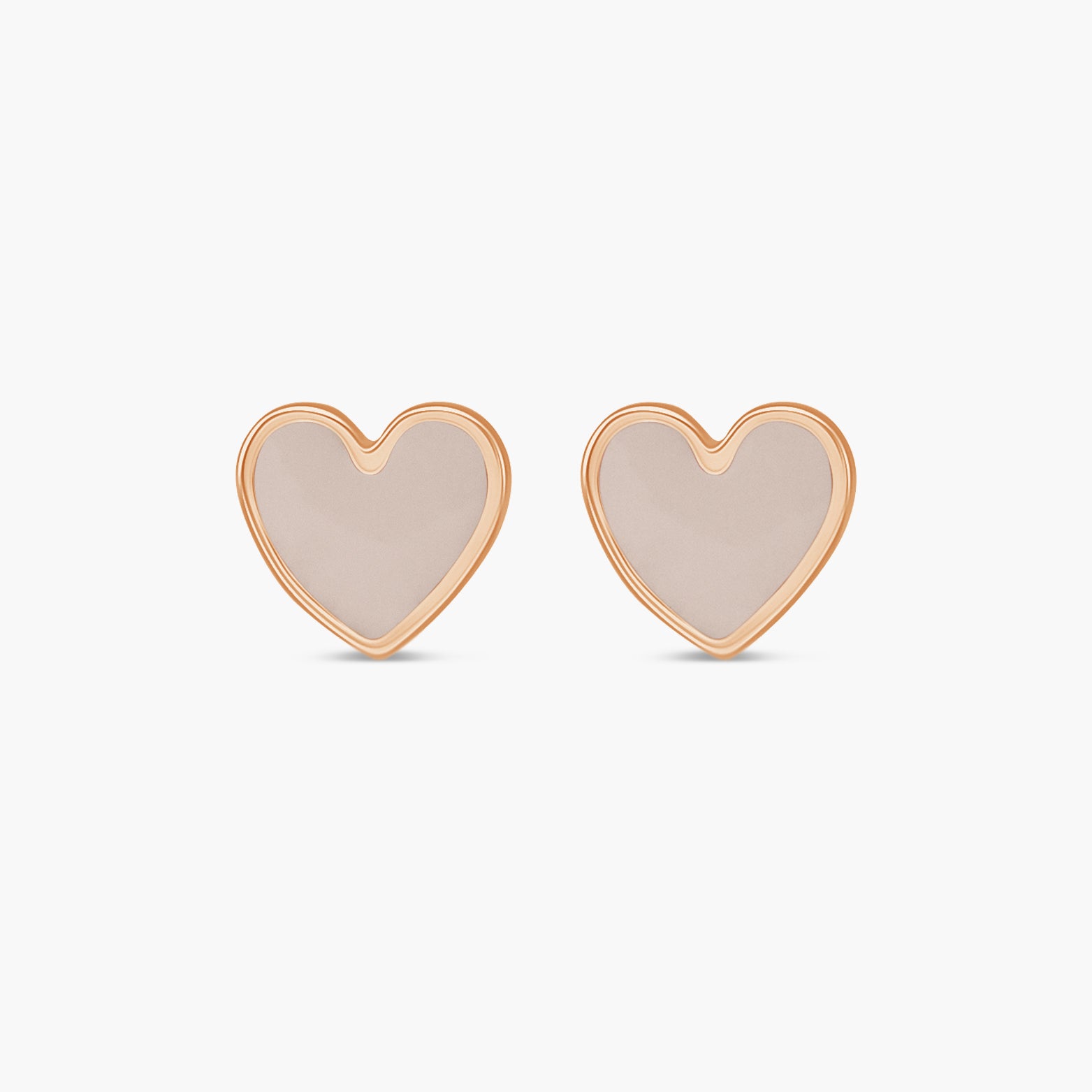 Heart Earrings in 14K Gold