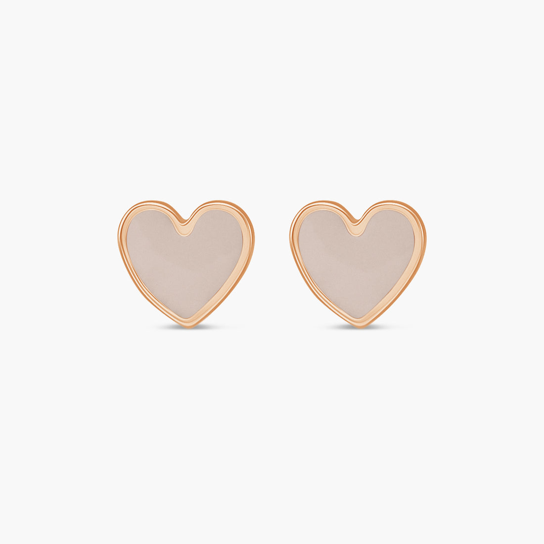 Heart Earrings in 14K Gold