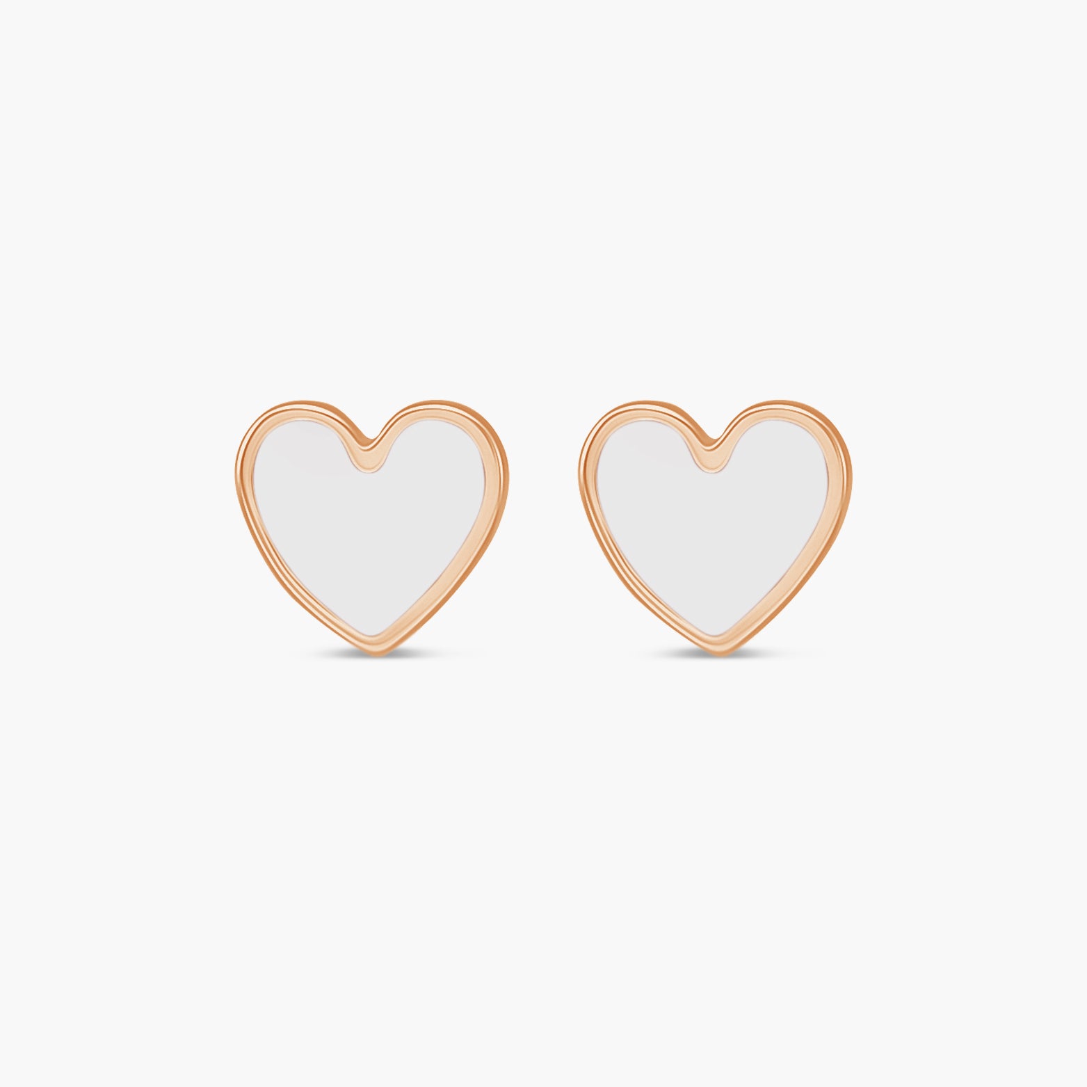 Heart Earrings in 14K Gold