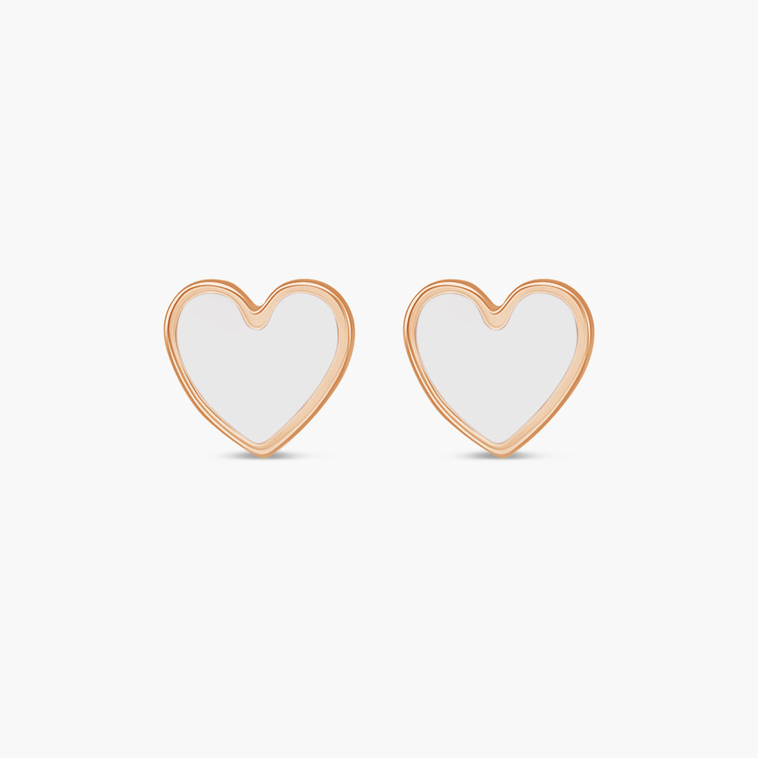 Heart Earrings in 14K Gold