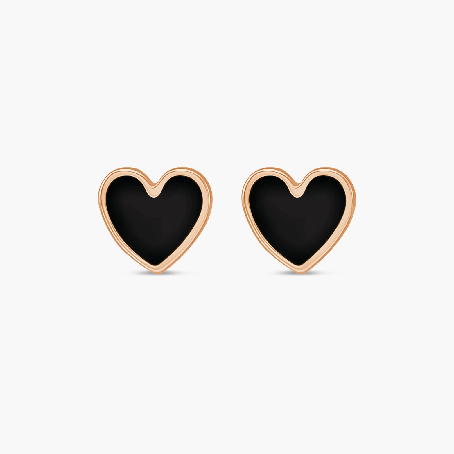 Heart Earrings in 14K Gold