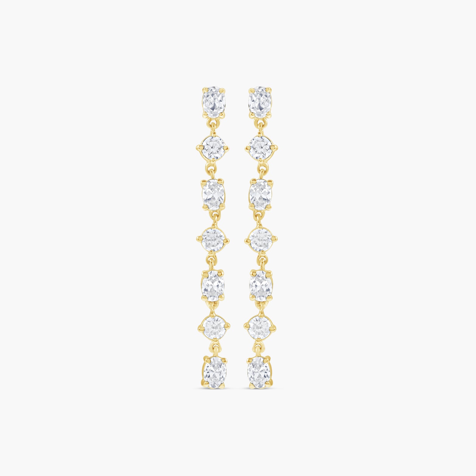 1 1/5 CTW Lab-Grown Diamond Dangle Earrings
