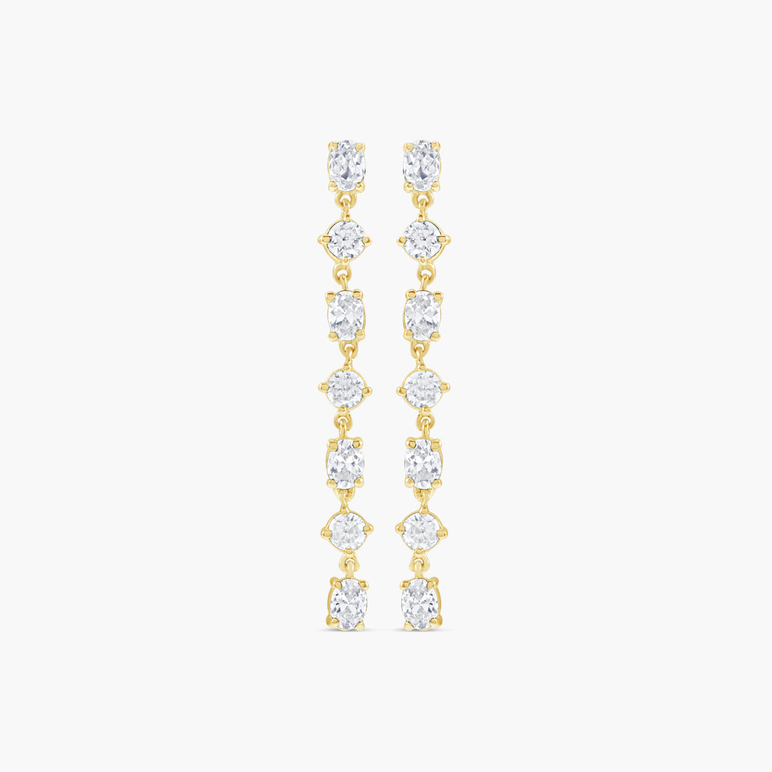 1 1/5 CTW Lab-Grown Diamond Dangle Earrings