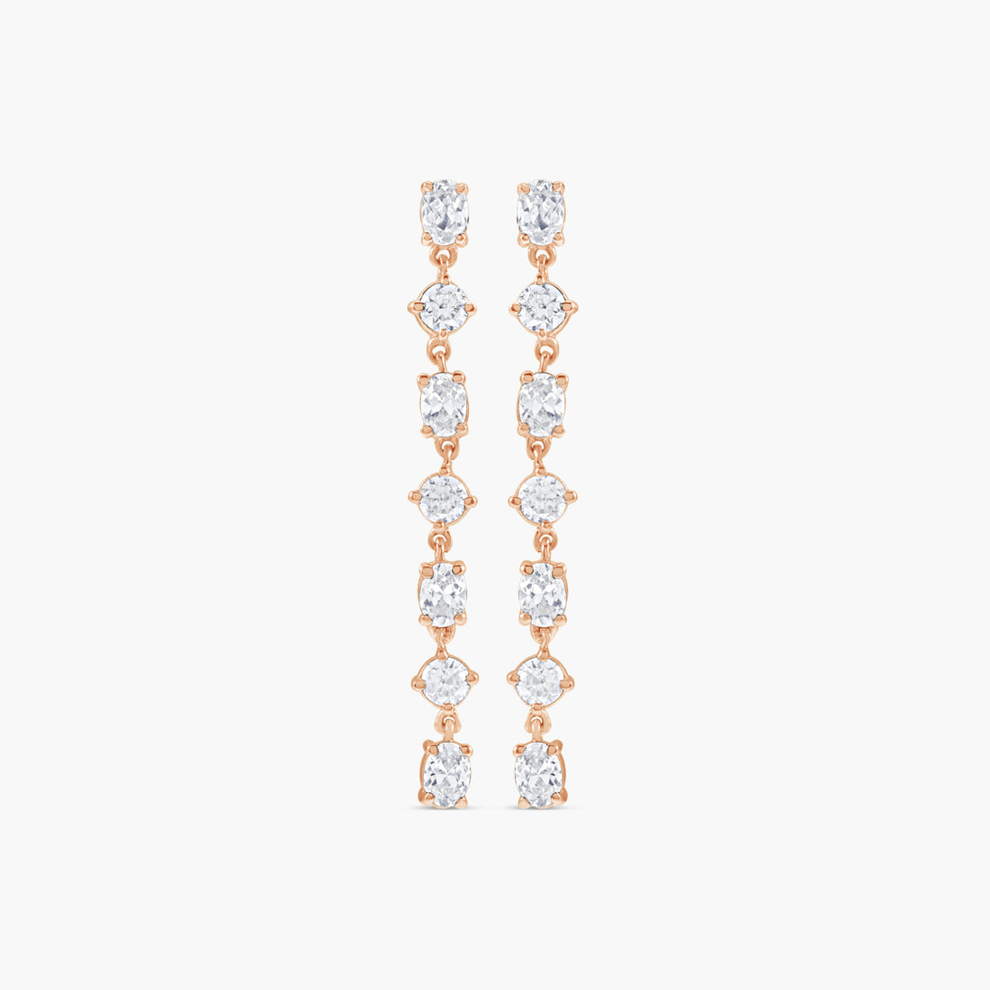 1 1/5 CTW Lab-Grown Diamond Dangle Earrings