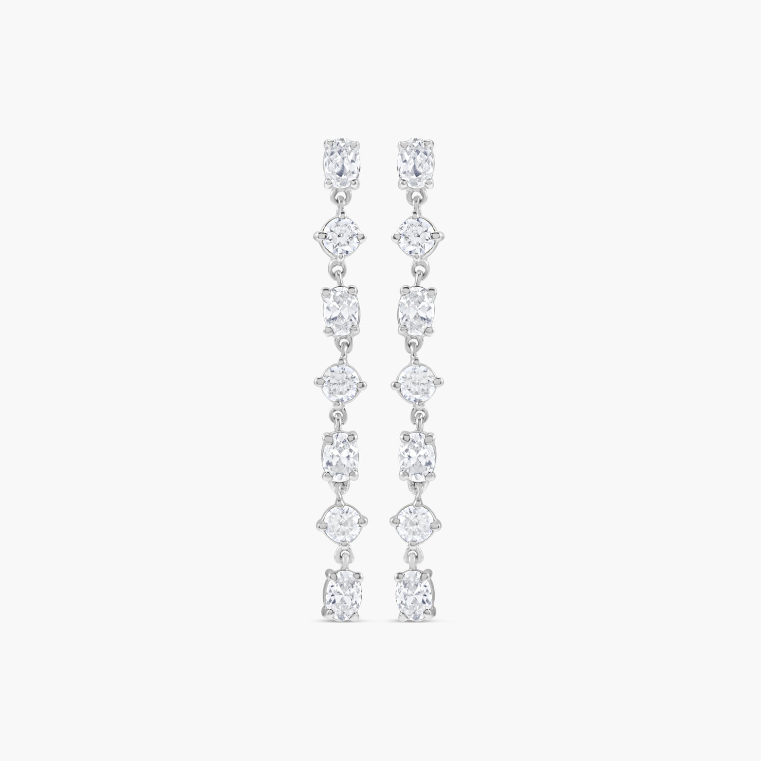 1 1/5 CTW Lab-Grown Diamond Dangle Earrings