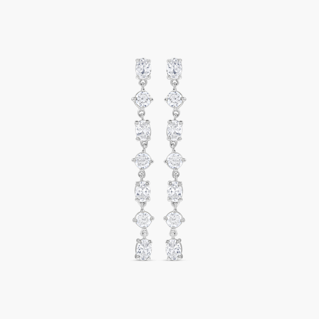 1 1/5 CTW Lab-Grown Diamond Dangle Earrings