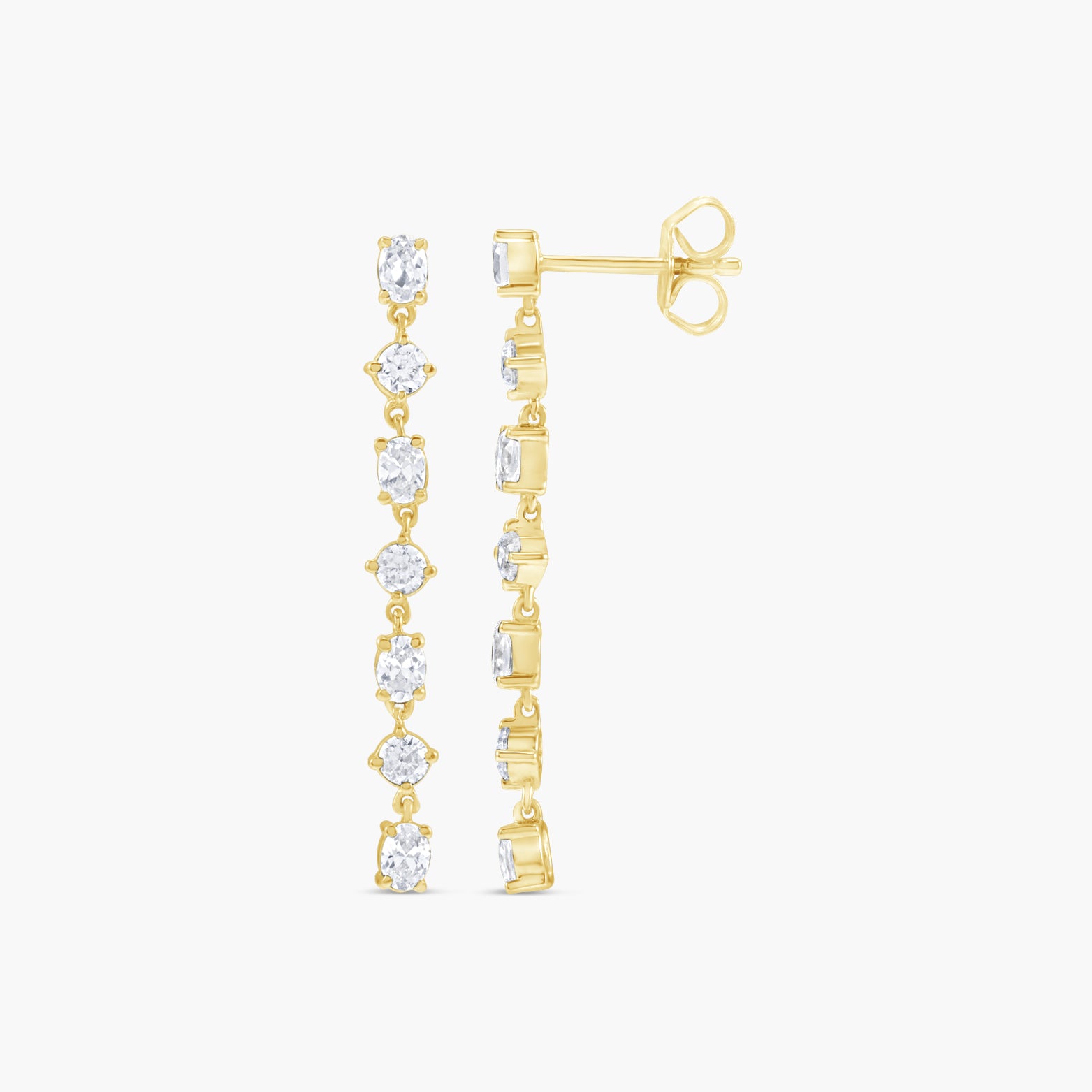 1 1/5 CTW Lab-Grown Diamond Dangle Earrings
