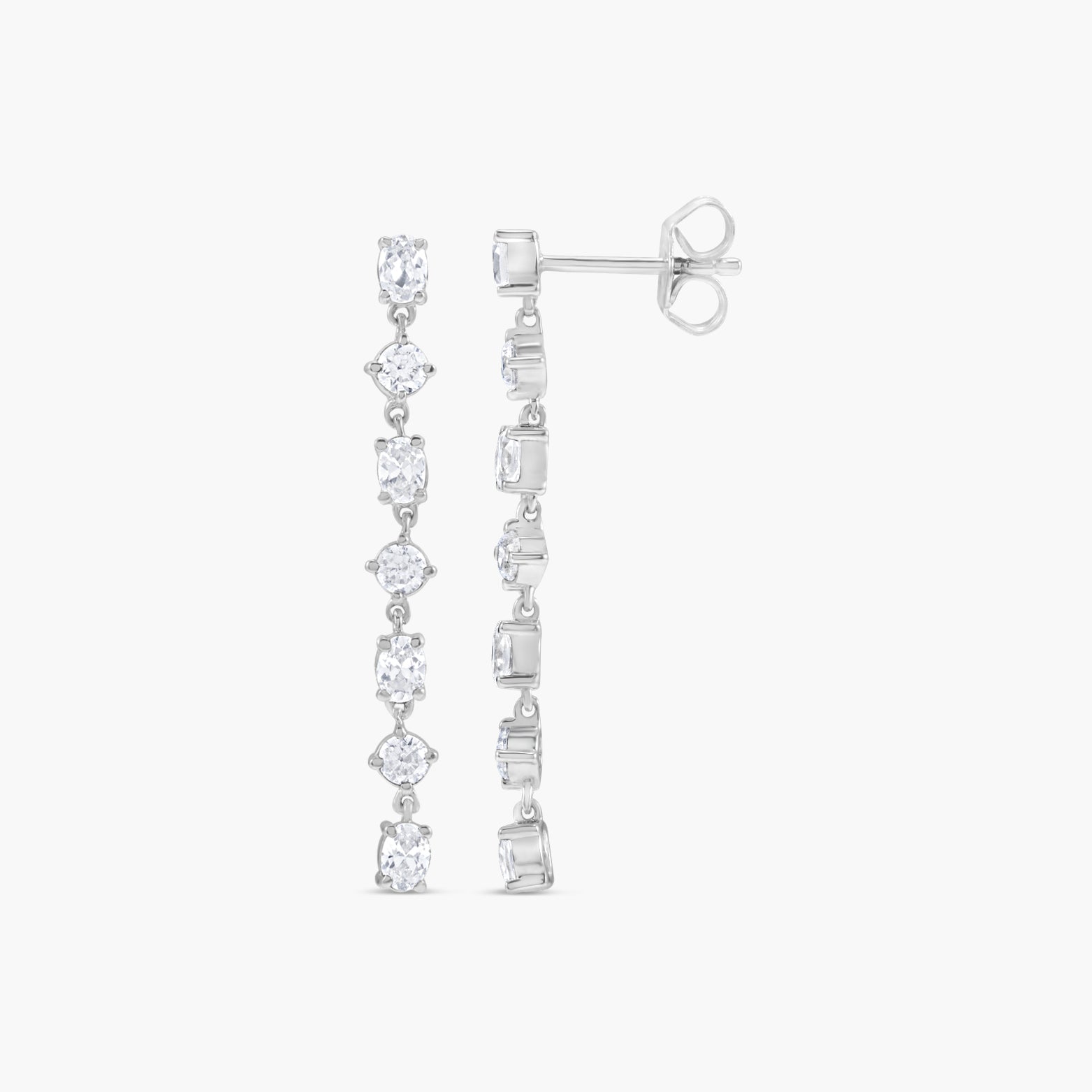 1 1/5 CTW Lab-Grown Diamond Dangle Earrings