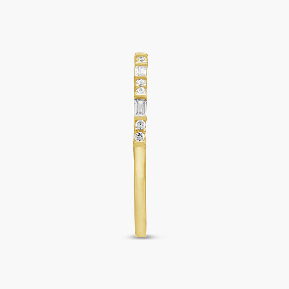 Natural Diamond Stackable Accented Ring