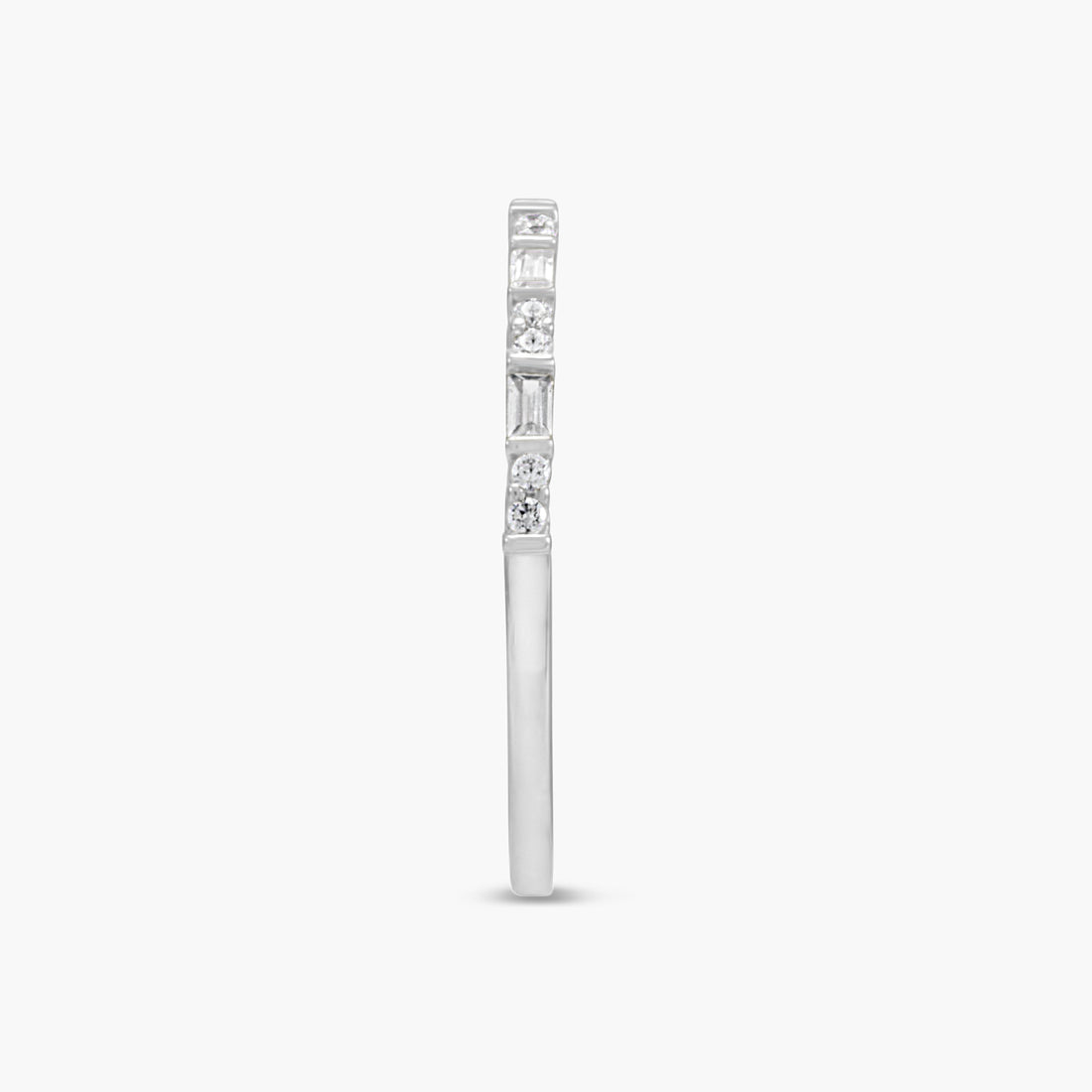 Natural Diamond Stackable Accented Ring