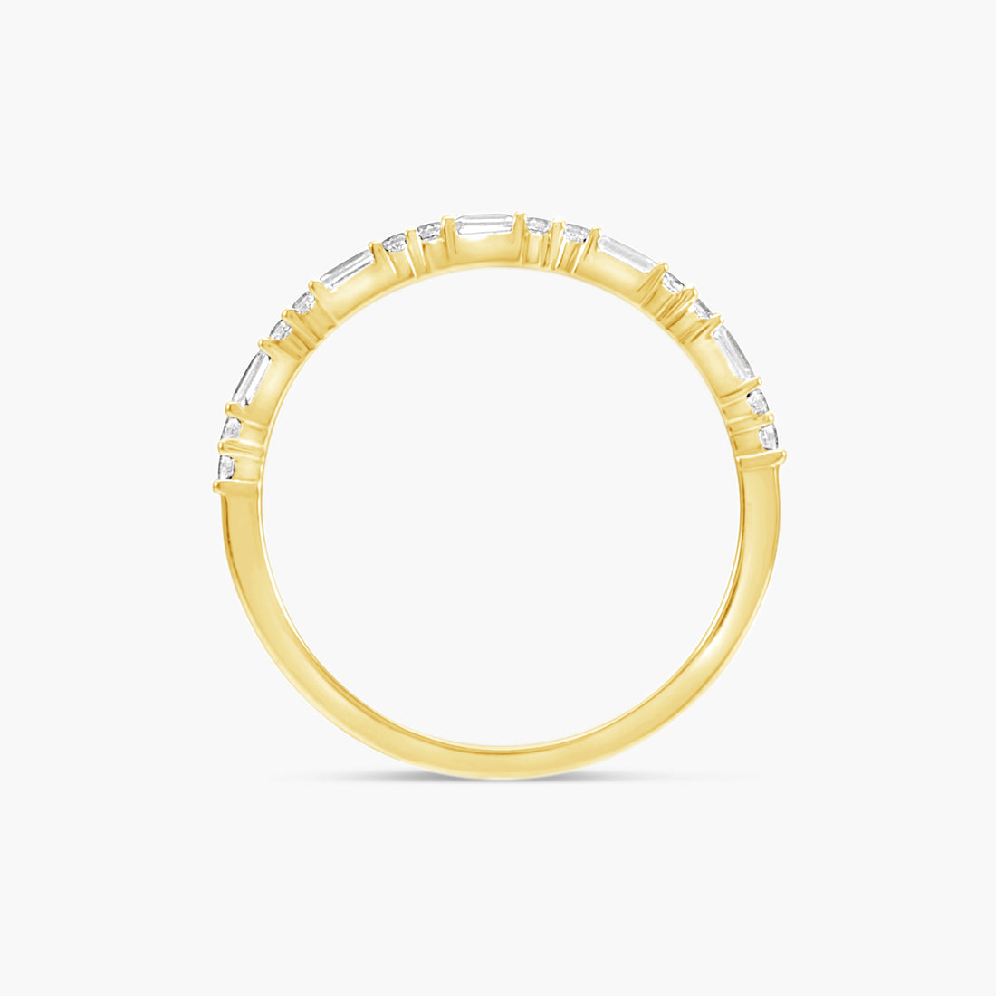 Natural Diamond Stackable Accented Ring