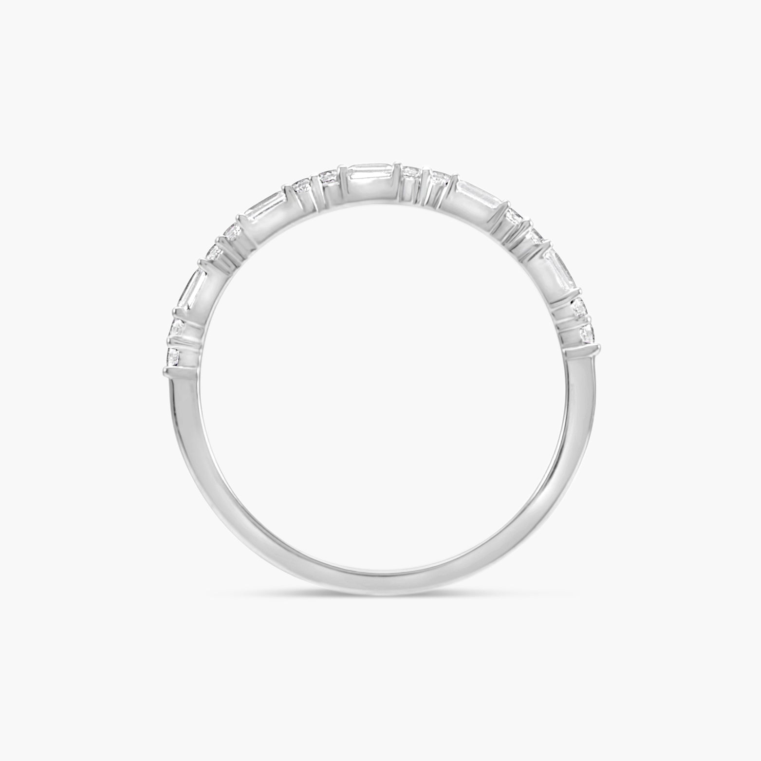 Natural Diamond Stackable Accented Ring