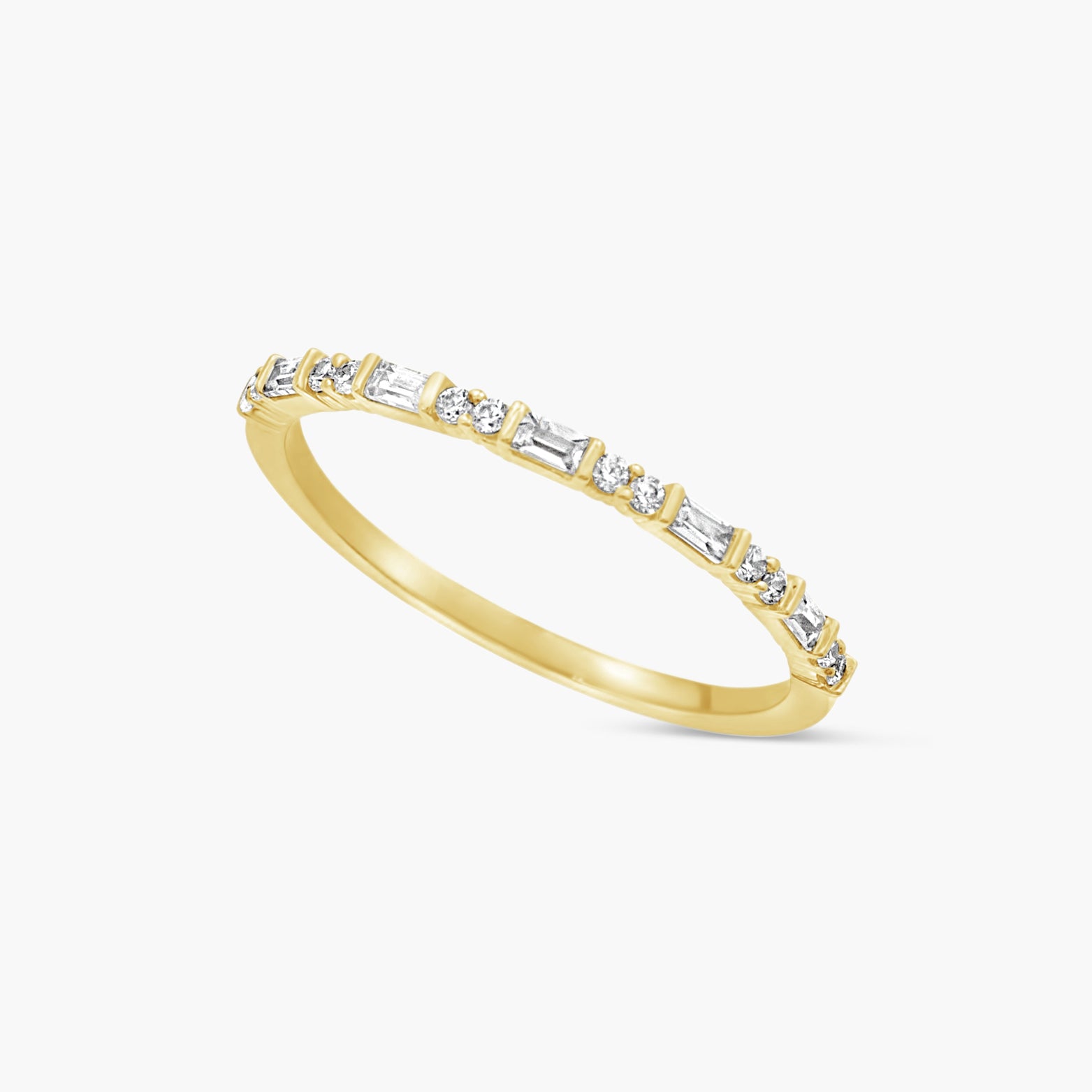 Natural Diamond Stackable Accented Ring