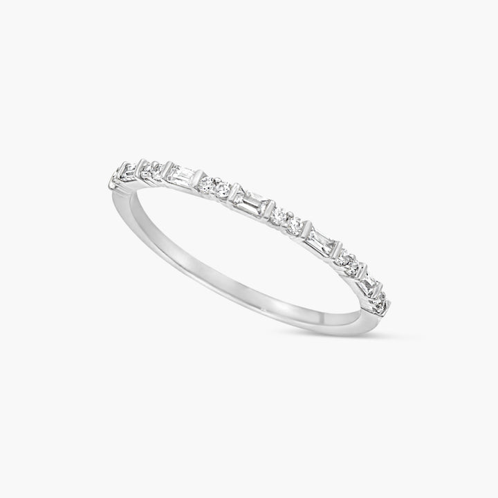 Natural Diamond Stackable Accented Ring