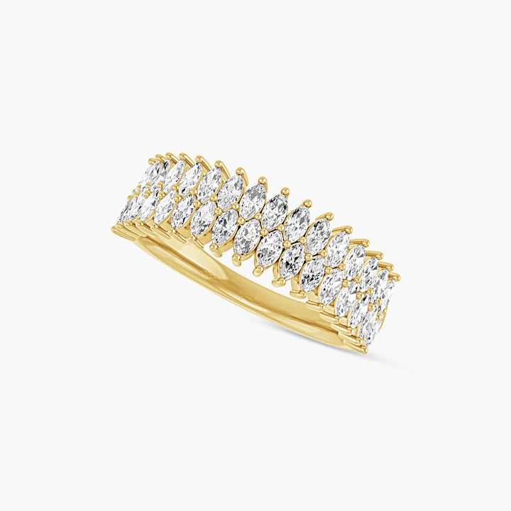 Marquise Lab-Grown Diamond Anniversary Band