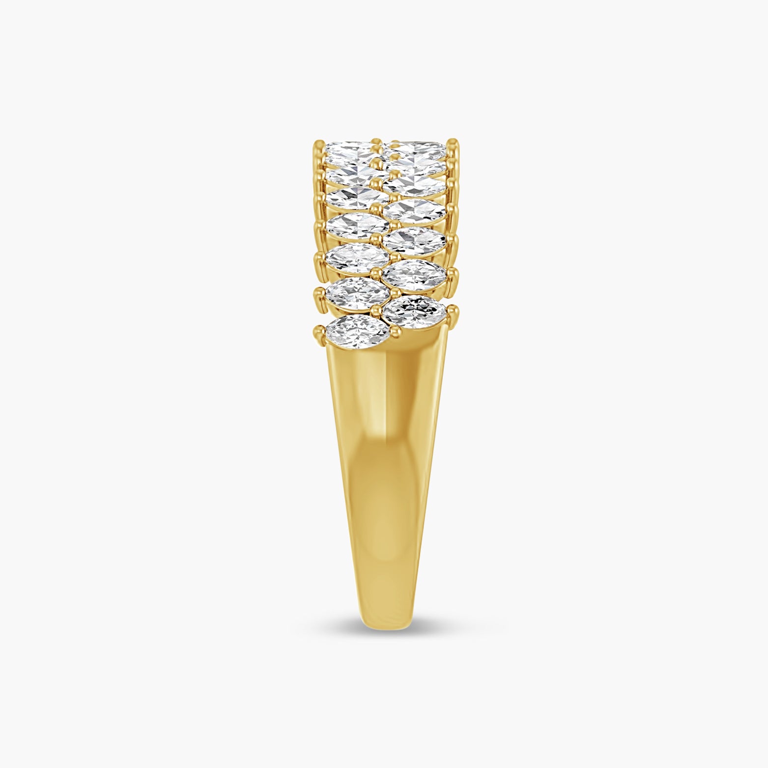 Marquise Lab-Grown Diamond Anniversary Band