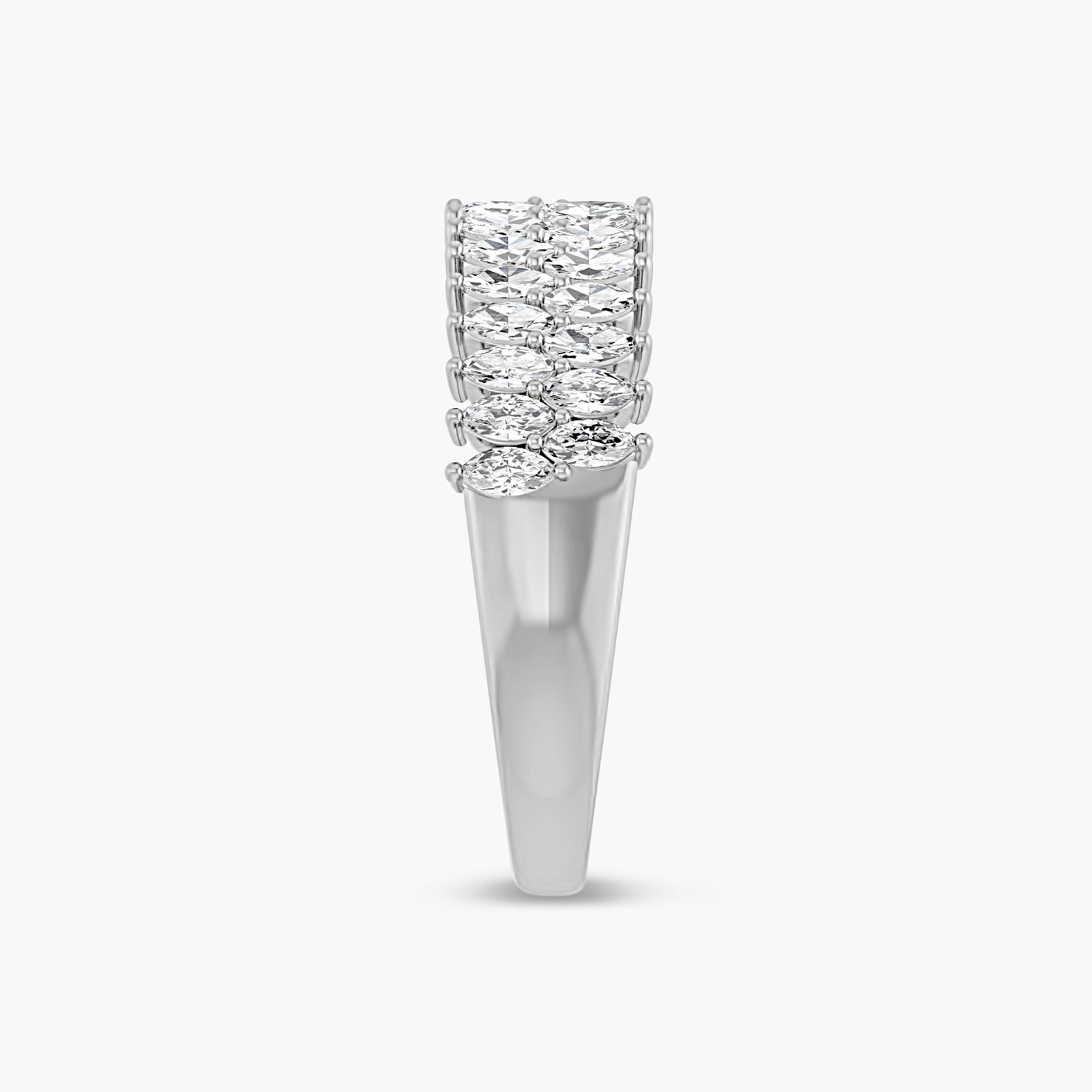 Marquise Lab-Grown Diamond Anniversary Band