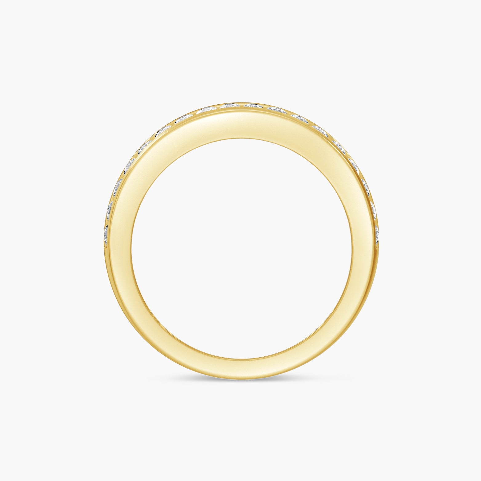 3/4 CTW Lab-Grown Diamond Accented Tapered Band